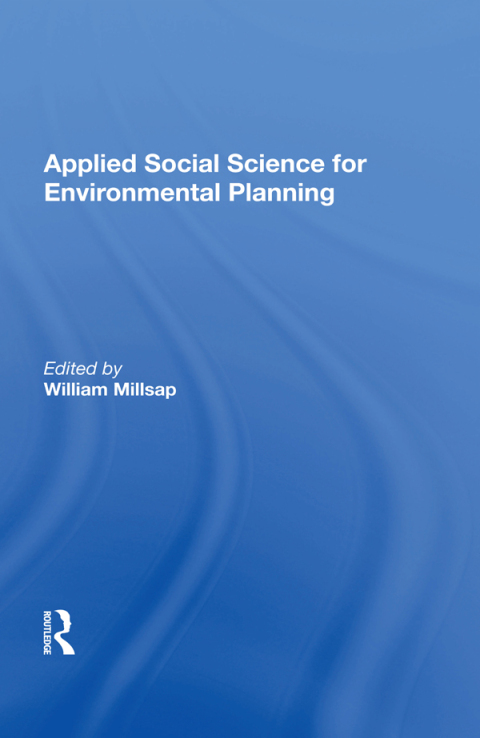 Cover image for book Applied Social Science for Environmental Planning
