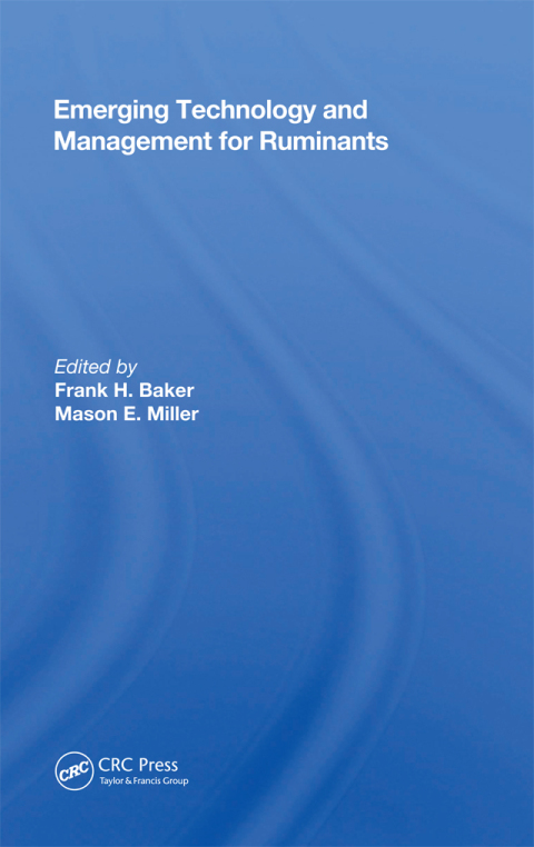 Emerging Technology And Management For Ruminants 