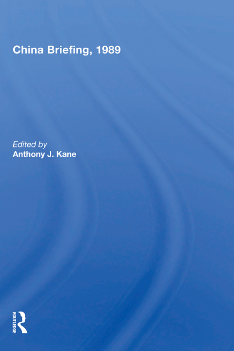 Cover image for book China Briefing, 1989