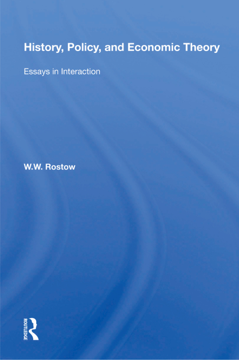 Cover image for book History, Policy, And Economic Theory