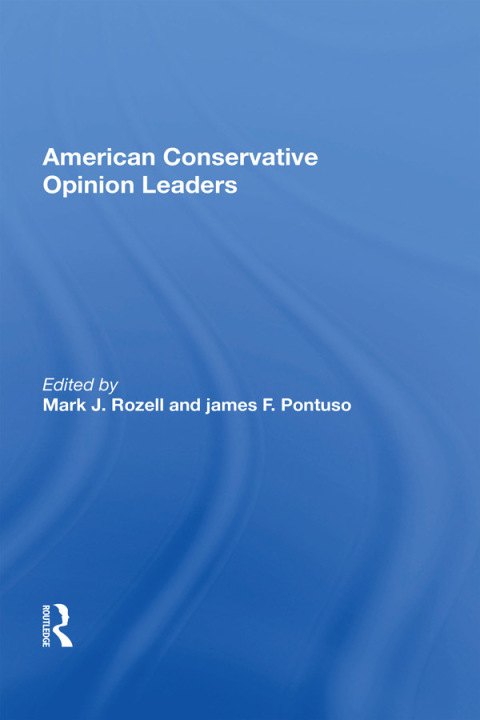 Cover image for book American Conservative Opinion Leaders