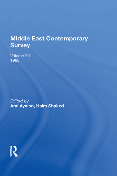 Cover image for book Middle East Contemporary Survey, Volume Xii, 1988