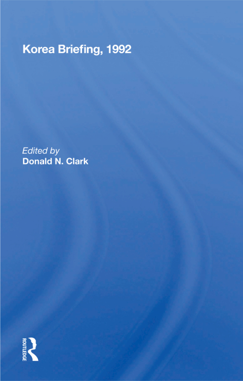 Cover image for book Korea Briefing, 1992