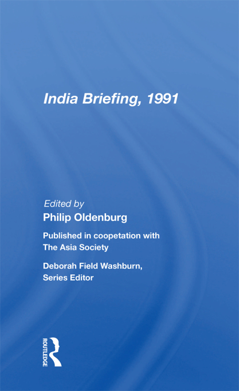 Cover image for book India Briefing, 1991