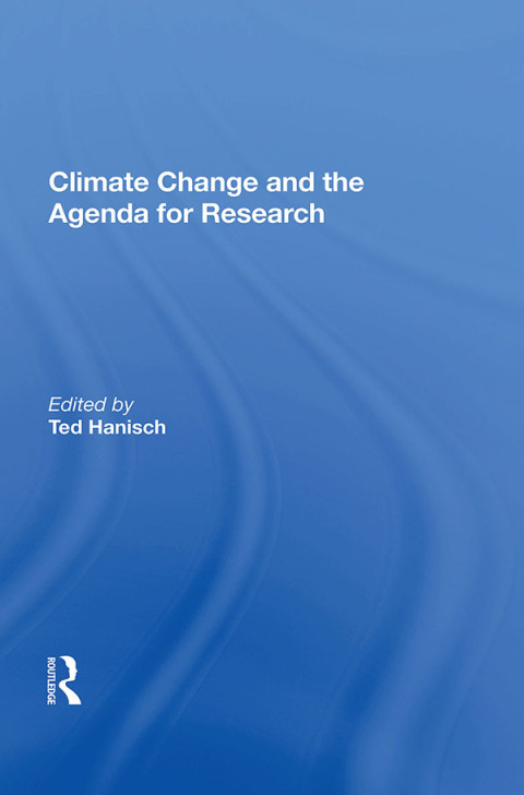 Cover image for book Climate Change And The Agenda For Research