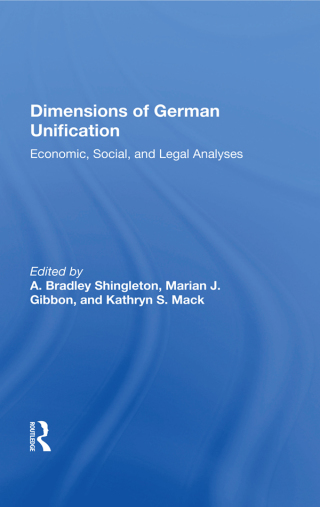 Dimensions Of German Unification