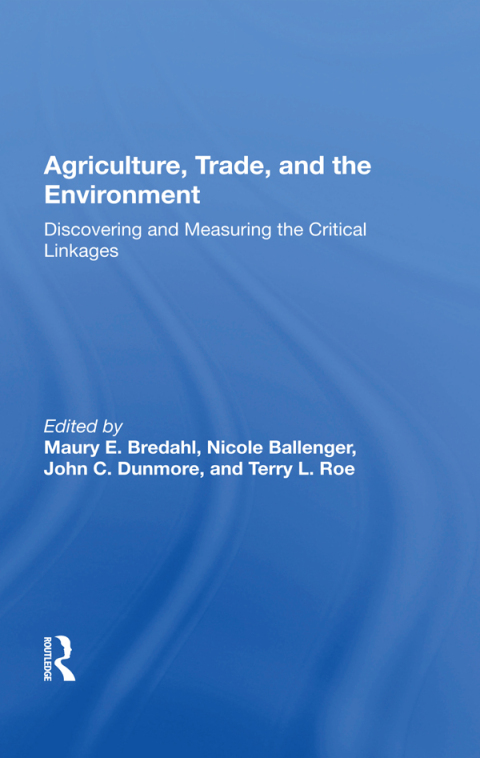 Cover image for book Agriculture, Trade, And The Environment