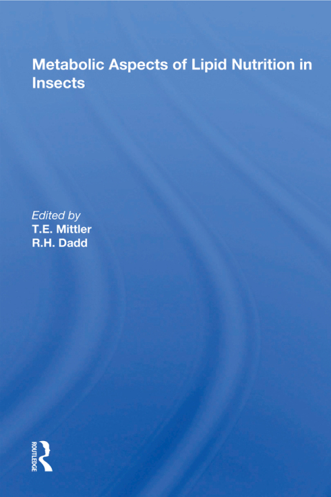 Cover image for book Metabolic Aspects of Lipid Nutrition in Insects