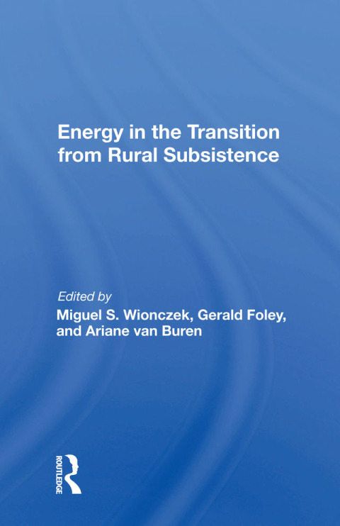 Cover image for book Energy In The Transition From Rural Subsistence