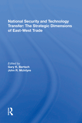 National Security And Technology Transfer
