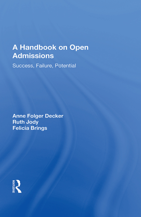 Cover image for book Handbook On Open Admissi