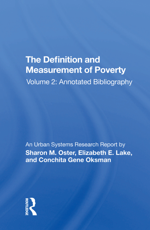 Cover image for book Def-measuremnt Poverty-2