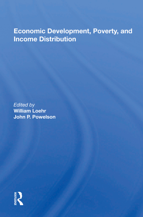 Cover image for book Economic Development, Poverty, And Income Distribution