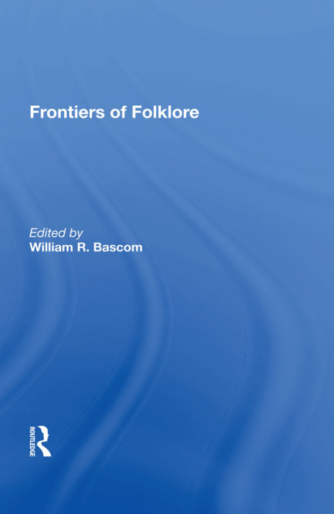 Cover image for book Frontiers Of Folklore