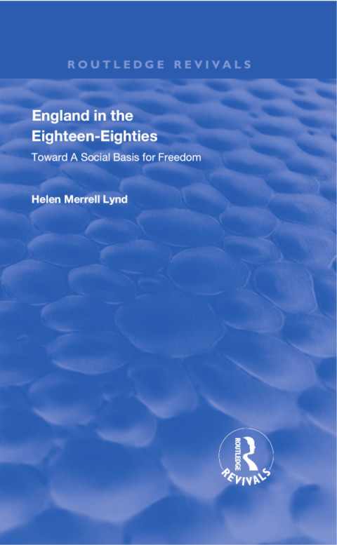 Cover image for book England in the Eighteen Eighties