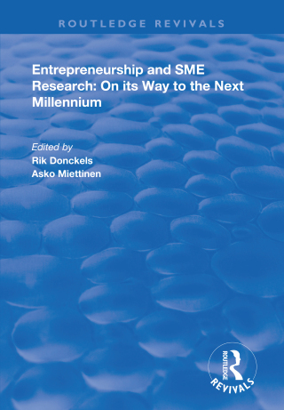 Entrepreneurship and SME Research