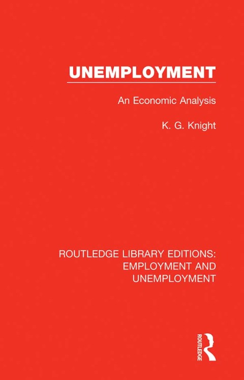 Cover image for book Unemployment
