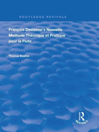 Francois Devienne's Nouvelle Methode Theorique et Pratique Pour la Flute