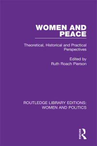 Cover image: Women and Peace 1st edition 9781138386679