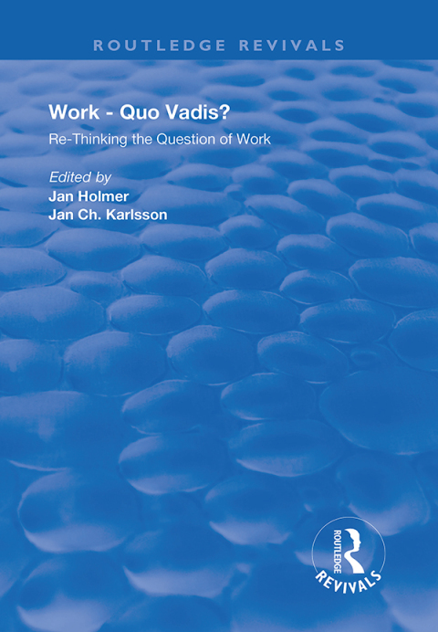 Cover image for book Work: Quo Vadis?