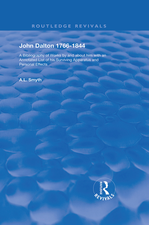 Cover image for book John Dalton, 1766–1844