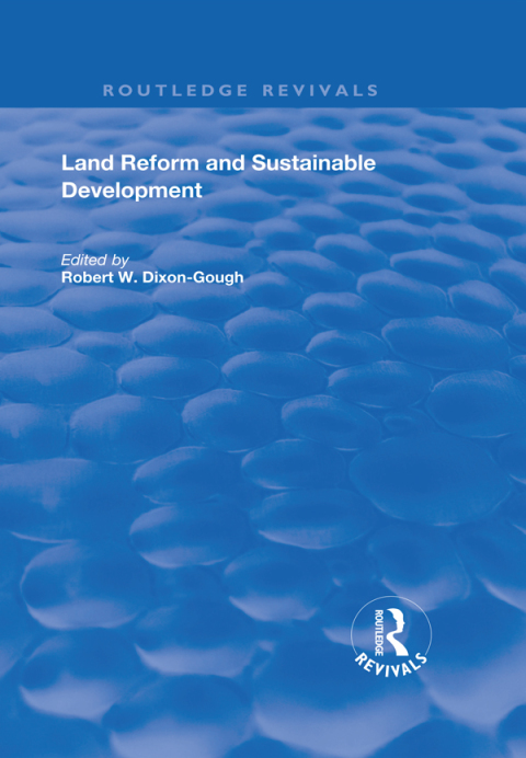 Cover image for book Land Reform and Sustainable Development