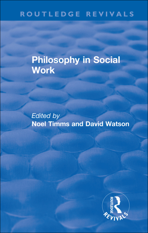 Cover image for book Philosophy in Social Work