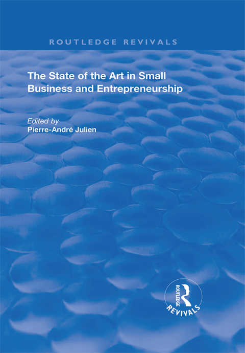 Cover image for book The State of the Art in Small Business and Entrepreneurship