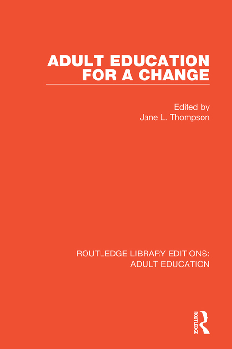Cover image for book Adult Education For a Change