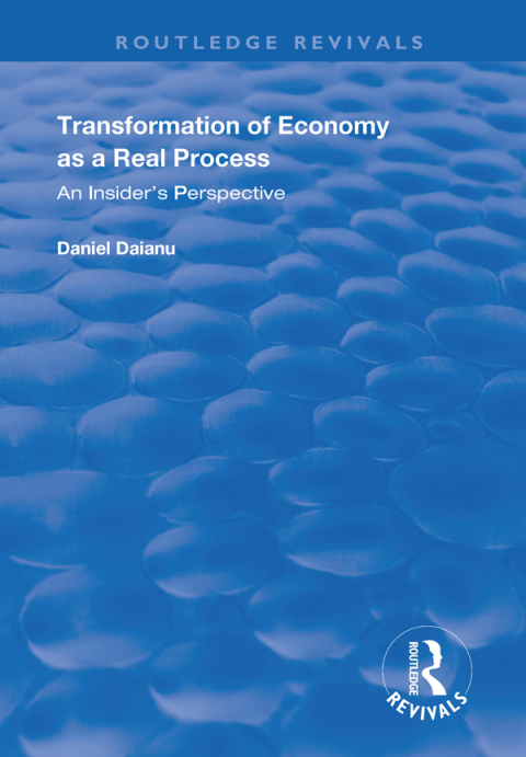 Cover image for book Transformation of Economy as a Real Process