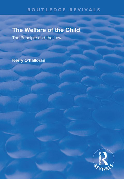 Cover image for book The Welfare of the Child