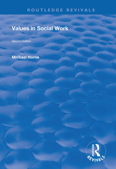 Cover image for book Values in Social Work