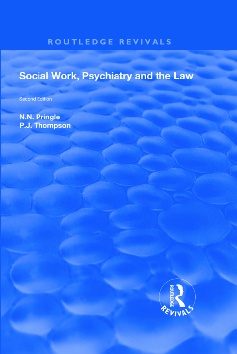 Cover image for book Social Work, Psychiatry and the Law