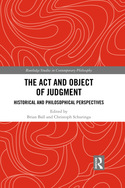 Cover image for book The Act and Object of Judgment