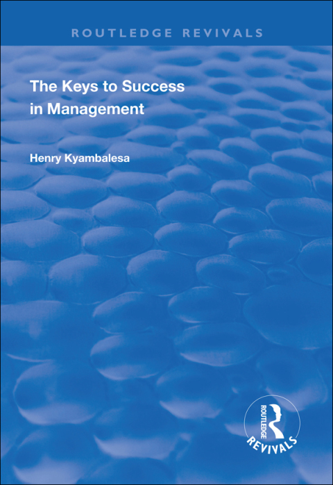 Cover image for book The Keys to Success in Management