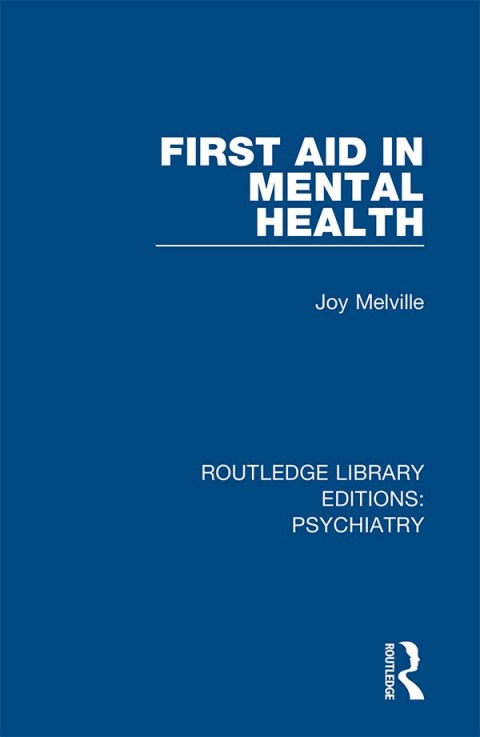 Cover image for book First Aid in Mental Health