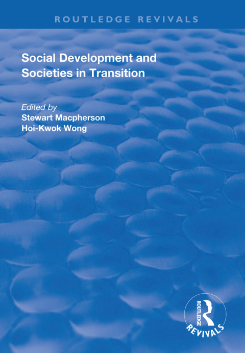 Cover image for book Social Development and Societies in Transition
