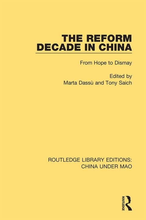 Cover image for book The Reform Decade in China