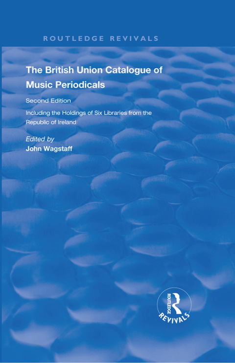 Cover image for book The British Union Catalogue of Music Periodicals