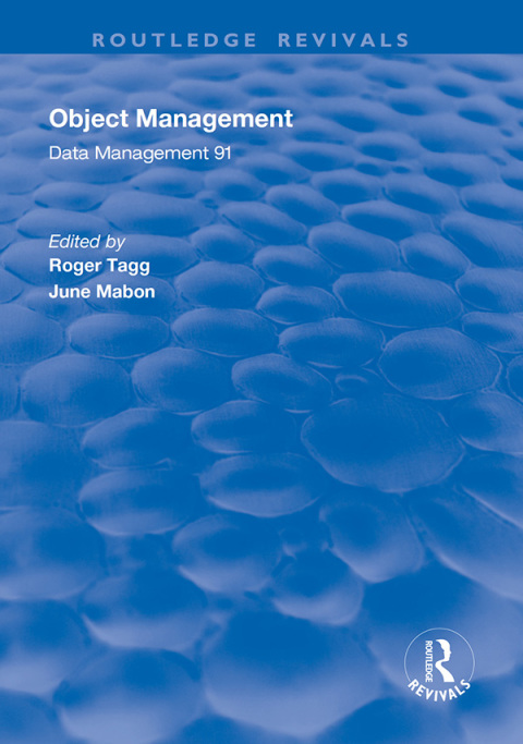 Cover image for book Object Management