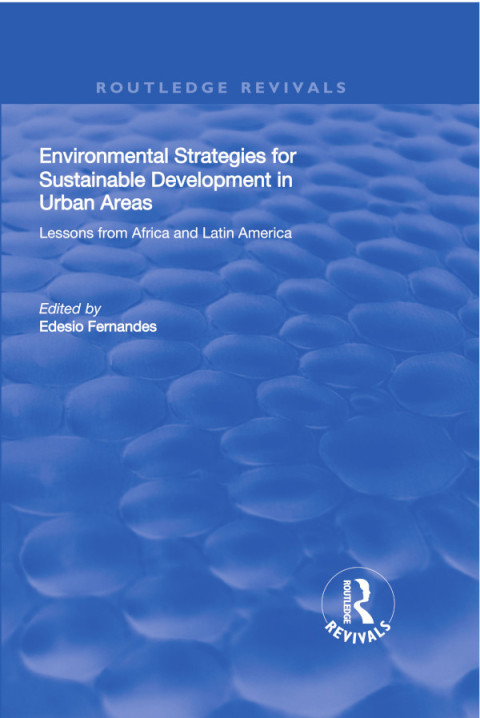 Cover image for book Environmental Strategies for Sustainable Developments in Urban Areas