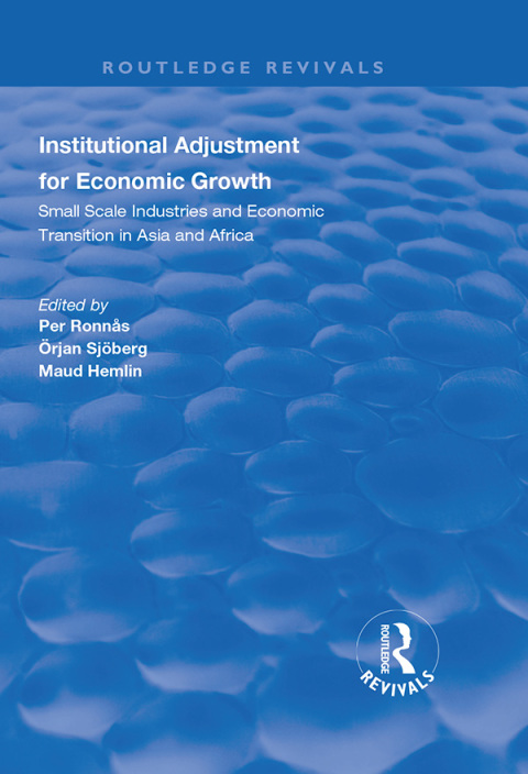 Cover image for book Institutional Adjustment for Economic Growth