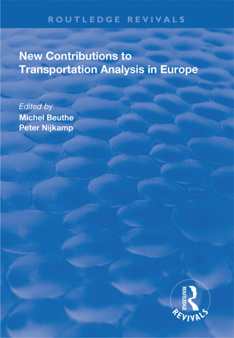 Cover image for book New Contributions to Transportation Analysis in Europe