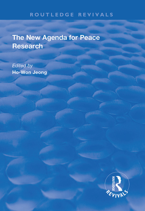 Cover image for book The New Agenda for Peace Research