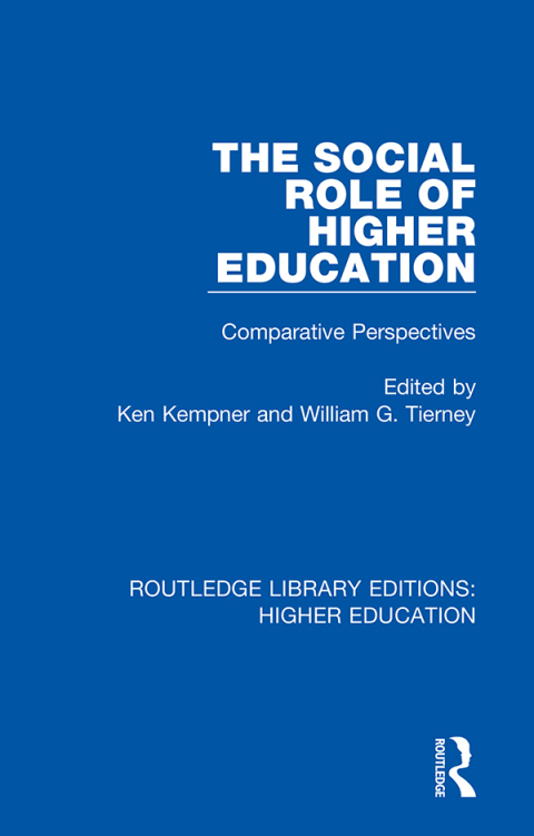Cover image for book The Social Role of Higher Education