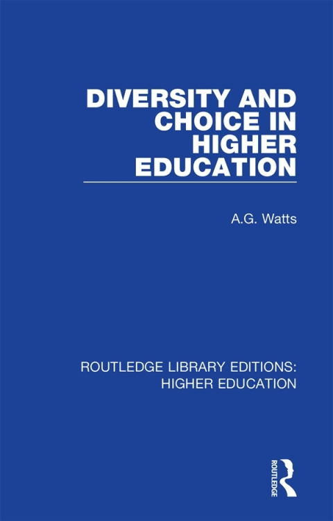 Diversity and Choice in Higher Education 