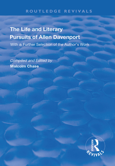 Cover image for book The Life and Literary Pursuits of Allen Davenport