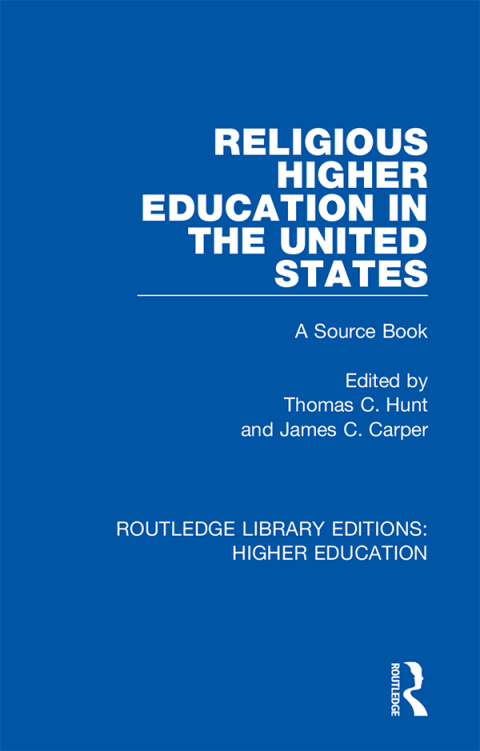 Cover image for book Religious Higher Education in the United States