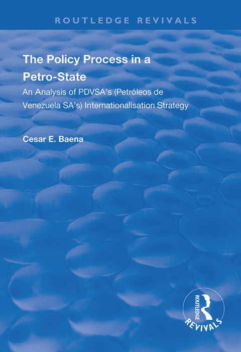 Cover image for book The Policy Process in a Petro-State