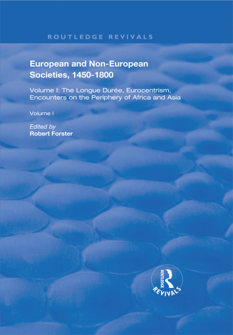 Cover image for book European and Non-European Societies, 1450–1800